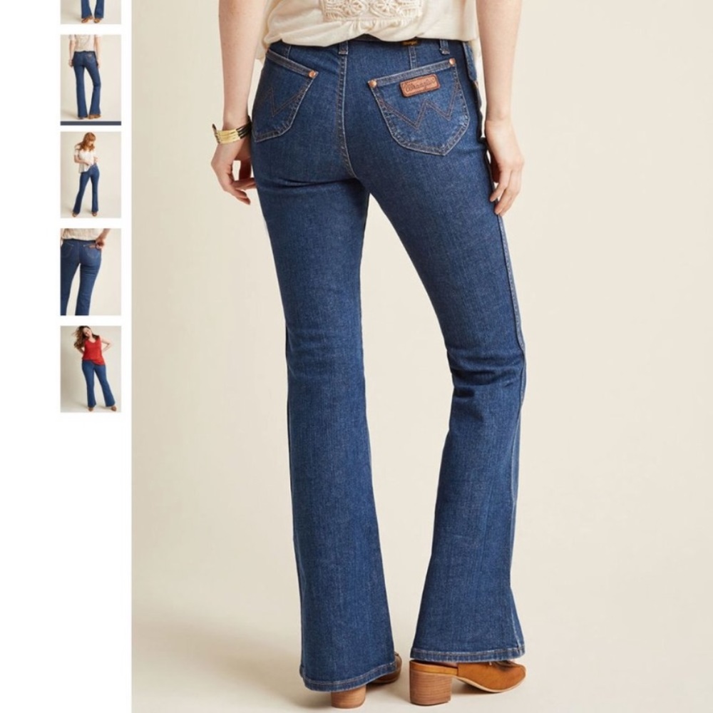 Mod cloth x wrangler retro flare jeans